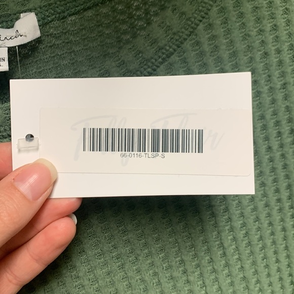 White Birch Waffle Knit Top Peasant Balloon Sleeves Size Small NWT Boho Indie - Picture 7 of 9